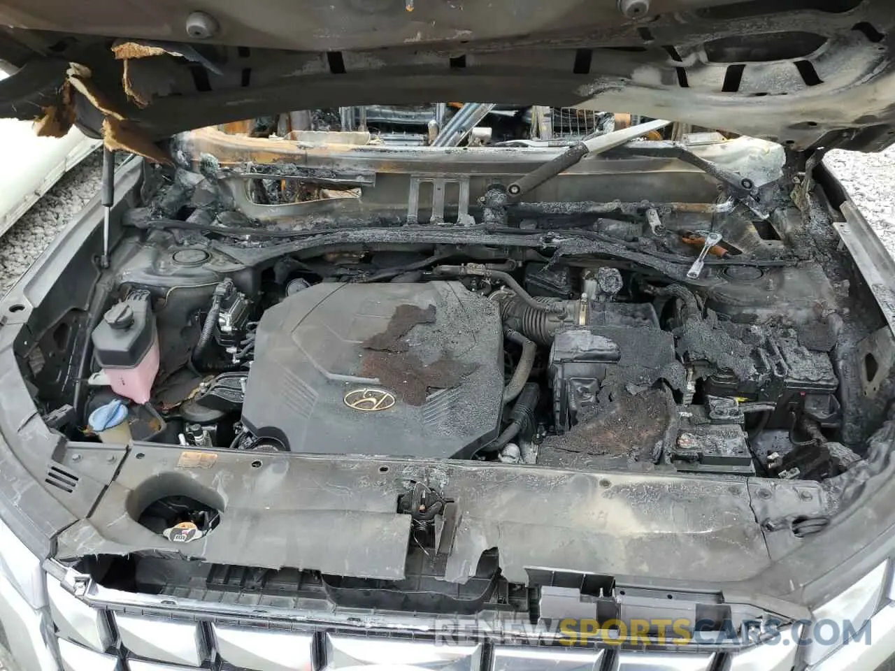13 Photograph of a damaged car KM8R74GEXRU695004 HYUNDAI PALISADE 2024