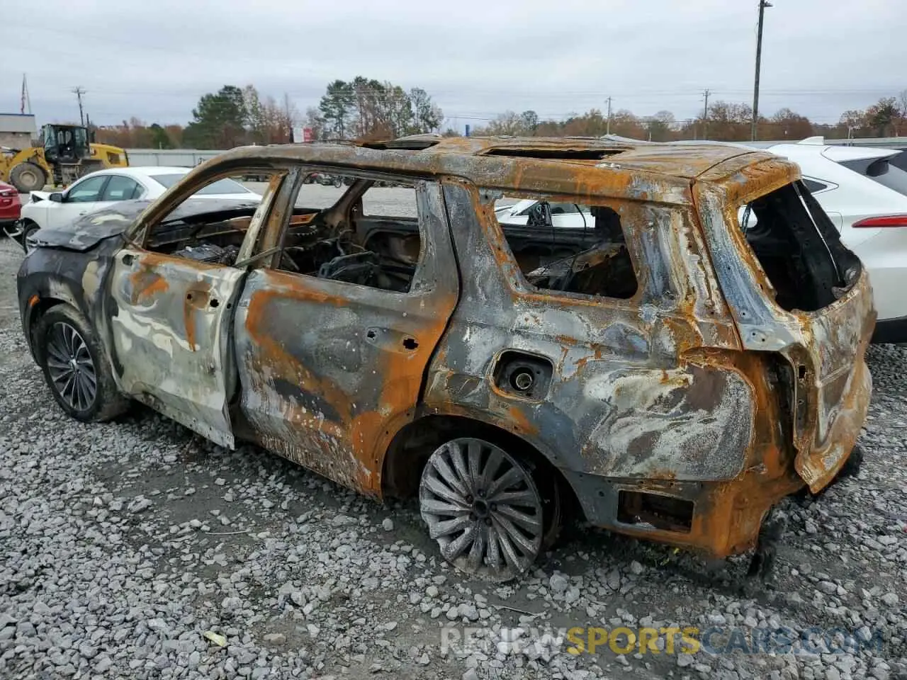 2 Photograph of a damaged car KM8R74GEXRU695004 HYUNDAI PALISADE 2024
