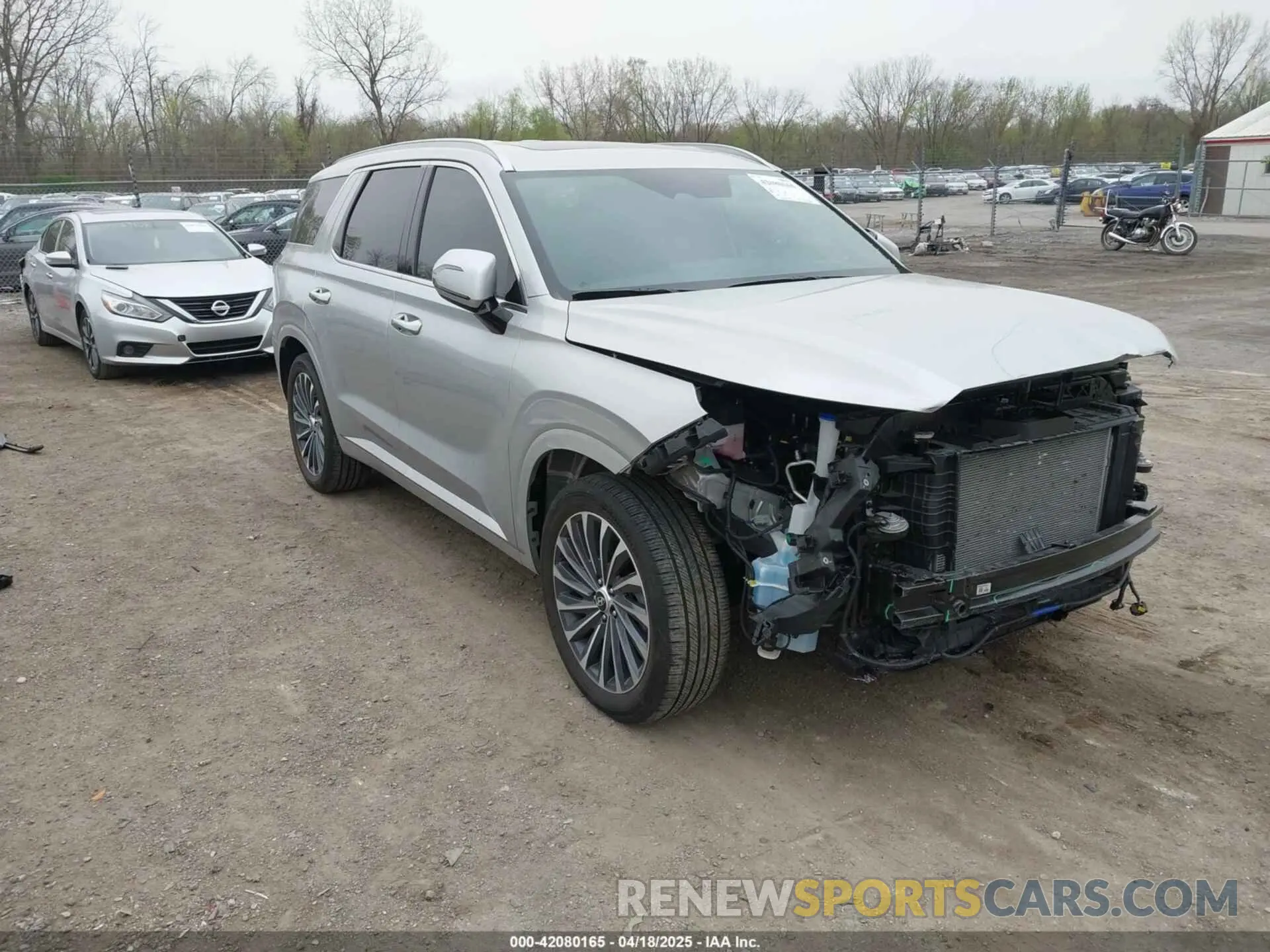 1 Photograph of a damaged car KM8R74GEXRU771451 HYUNDAI PALISADE 2024