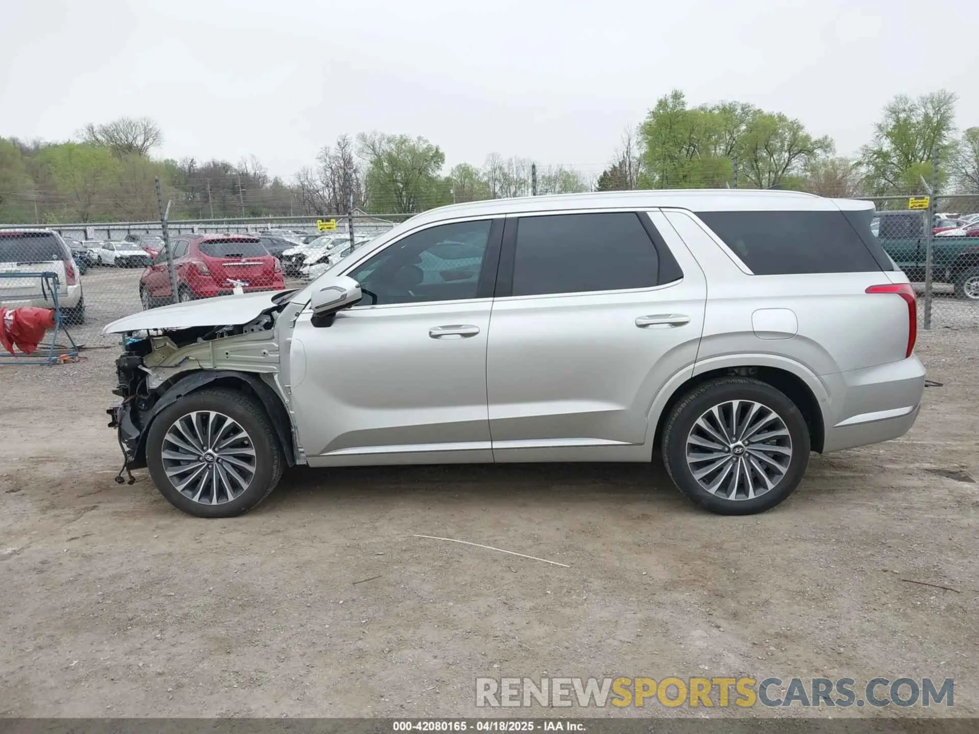 14 Photograph of a damaged car KM8R74GEXRU771451 HYUNDAI PALISADE 2024
