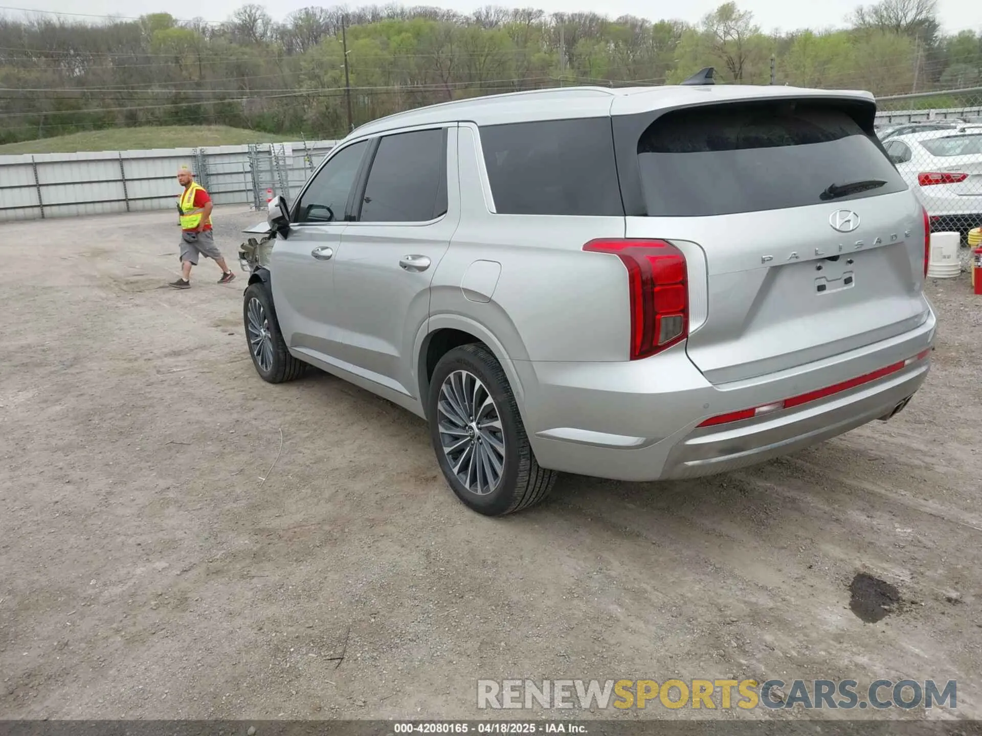 3 Photograph of a damaged car KM8R74GEXRU771451 HYUNDAI PALISADE 2024