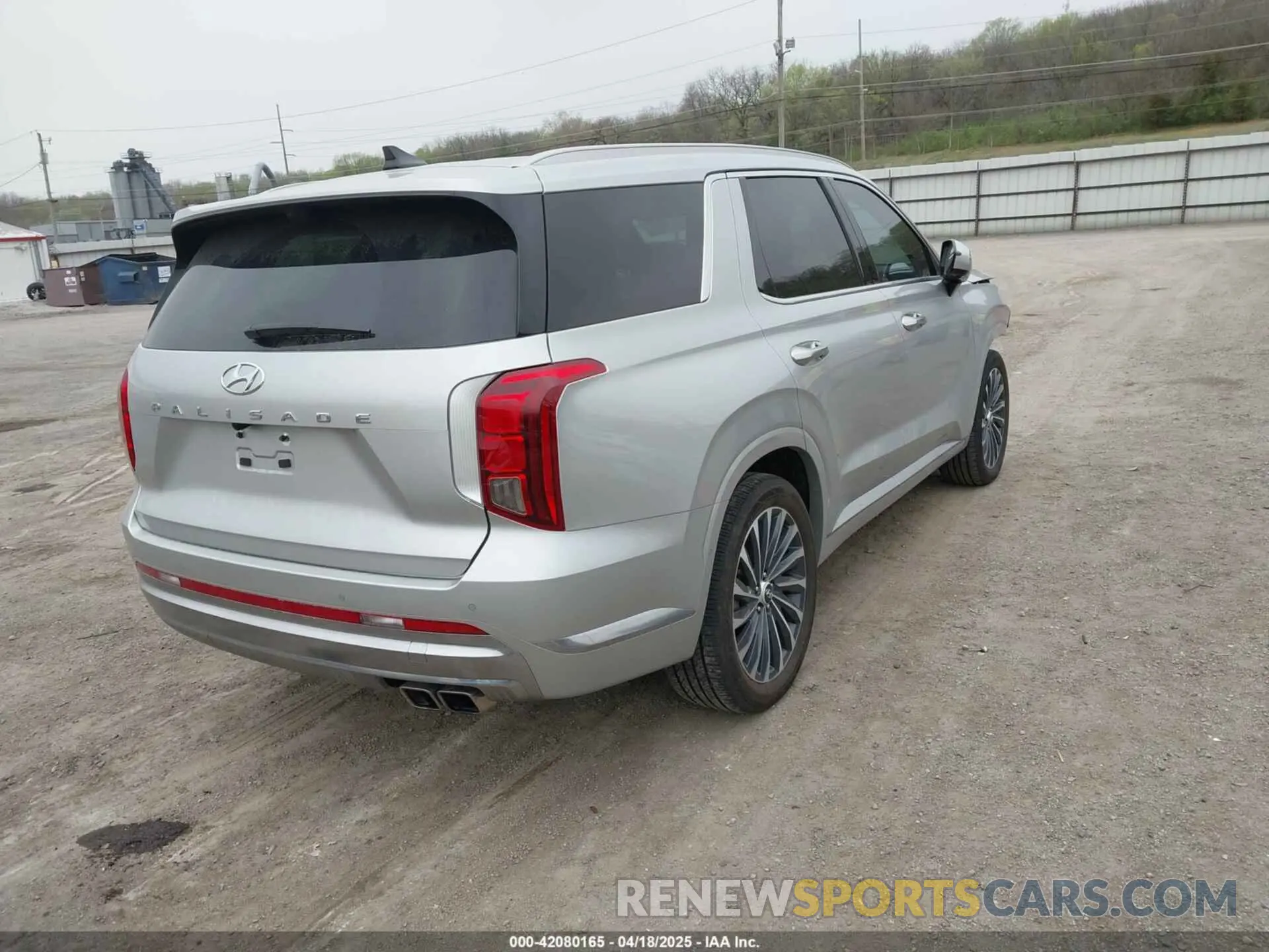 4 Photograph of a damaged car KM8R74GEXRU771451 HYUNDAI PALISADE 2024