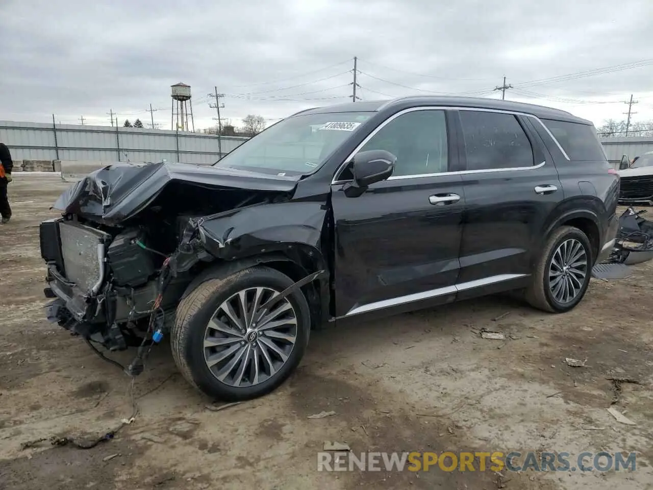 1 Photograph of a damaged car KM8R7DGE0RU662500 HYUNDAI PALISADE 2024