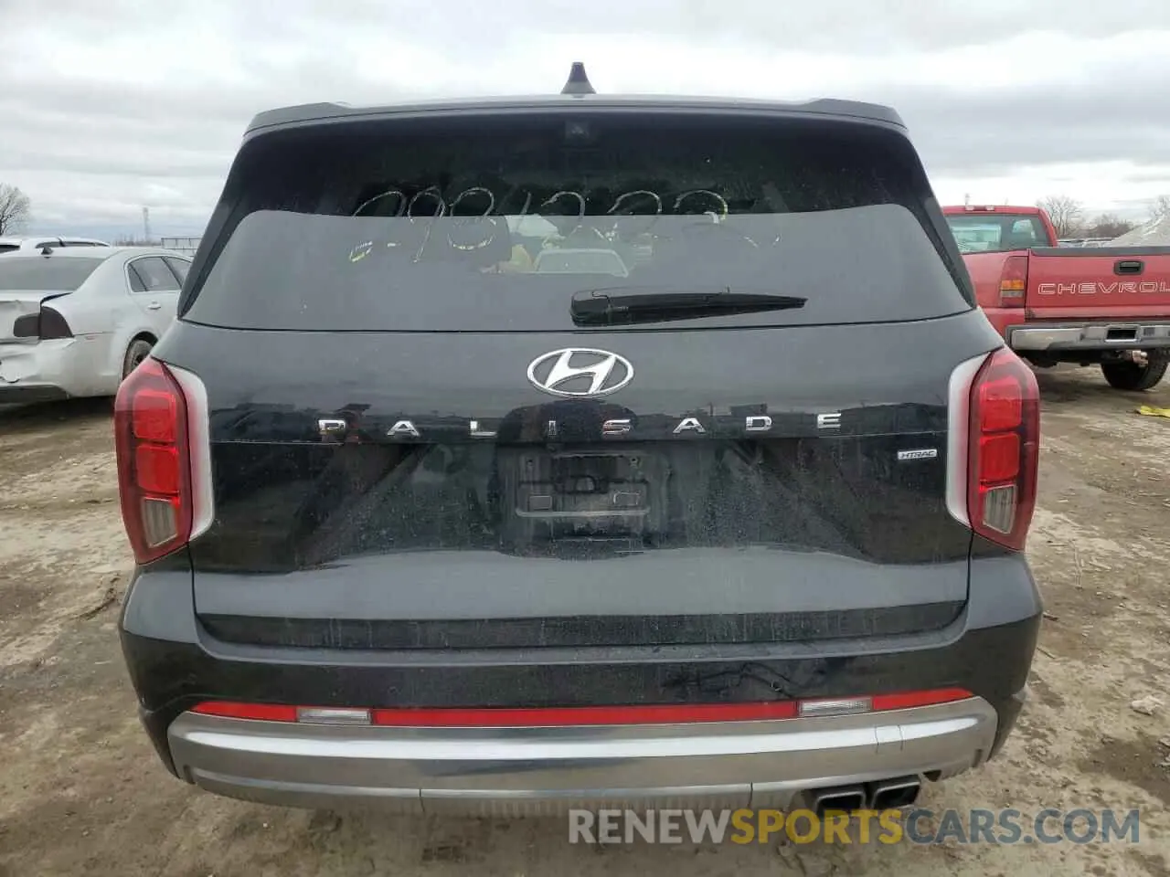 6 Photograph of a damaged car KM8R7DGE0RU662500 HYUNDAI PALISADE 2024
