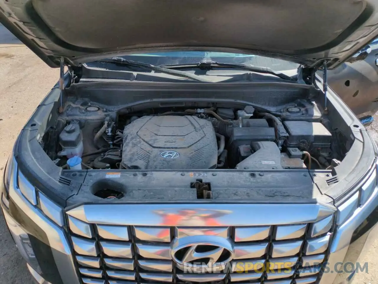 12 Photograph of a damaged car KM8R7DGE0RU687557 HYUNDAI PALISADE 2024