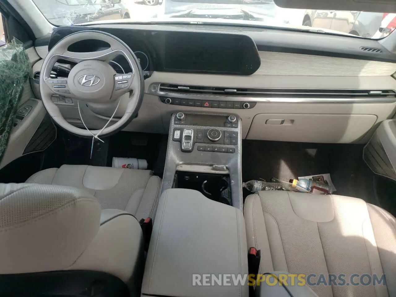 8 Photograph of a damaged car KM8R7DGE0RU687557 HYUNDAI PALISADE 2024