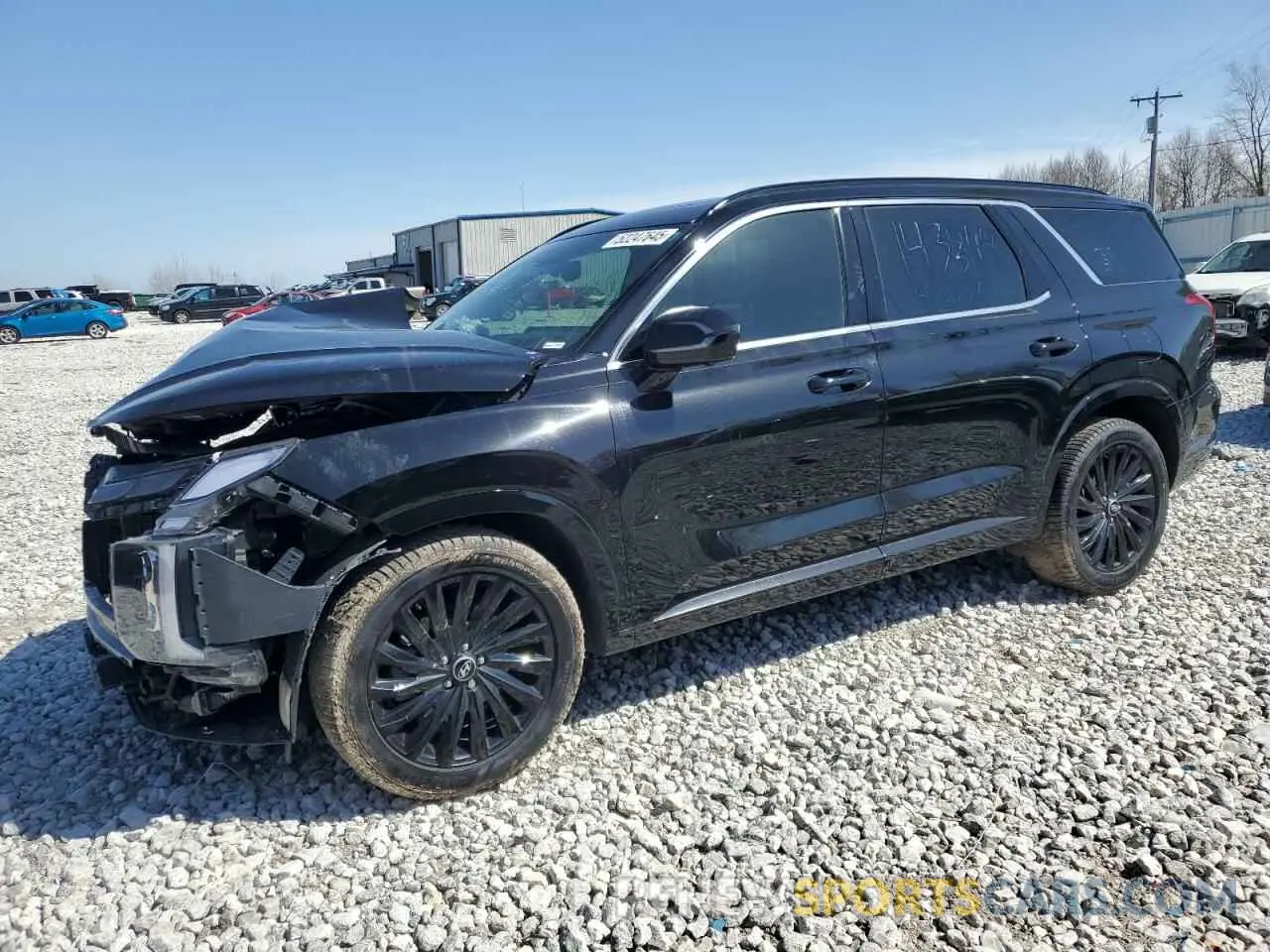 1 Photograph of a damaged car KM8R7DGE0RU698445 HYUNDAI PALISADE 2024