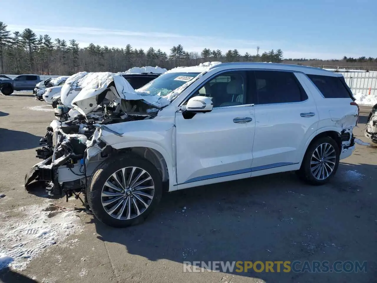 1 Photograph of a damaged car KM8R7DGE0RU703708 HYUNDAI PALISADE 2024