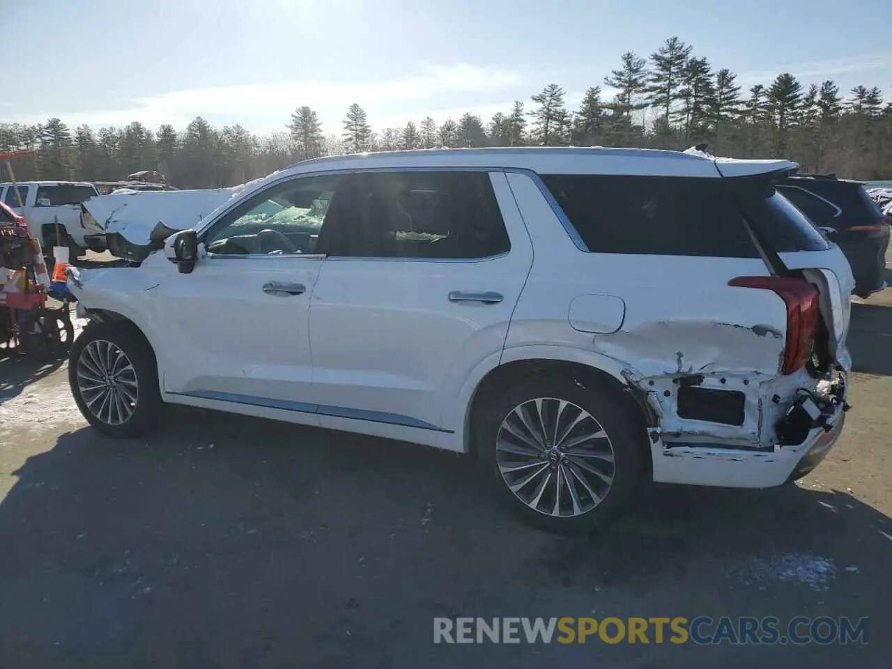 2 Photograph of a damaged car KM8R7DGE0RU703708 HYUNDAI PALISADE 2024