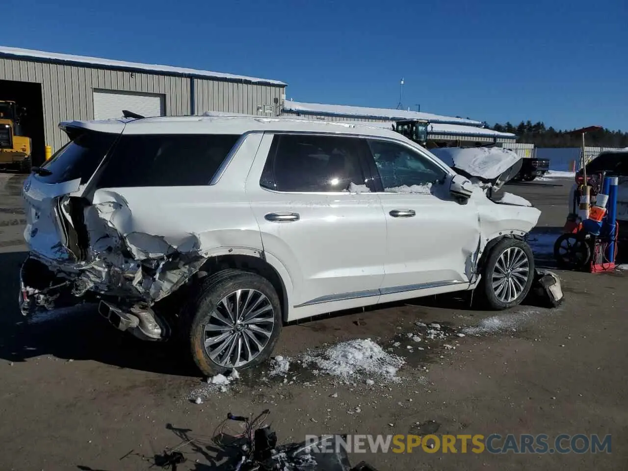 3 Photograph of a damaged car KM8R7DGE0RU703708 HYUNDAI PALISADE 2024