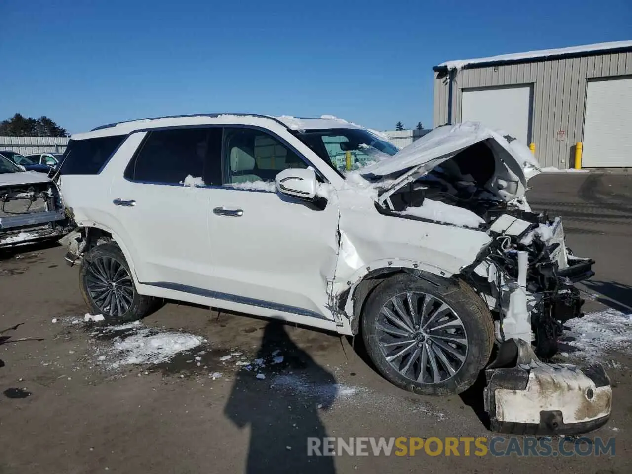 4 Photograph of a damaged car KM8R7DGE0RU703708 HYUNDAI PALISADE 2024