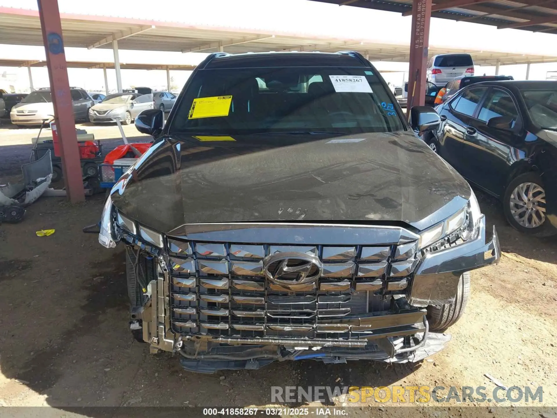 13 Photograph of a damaged car KM8R7DGE1RU737737 HYUNDAI PALISADE 2024