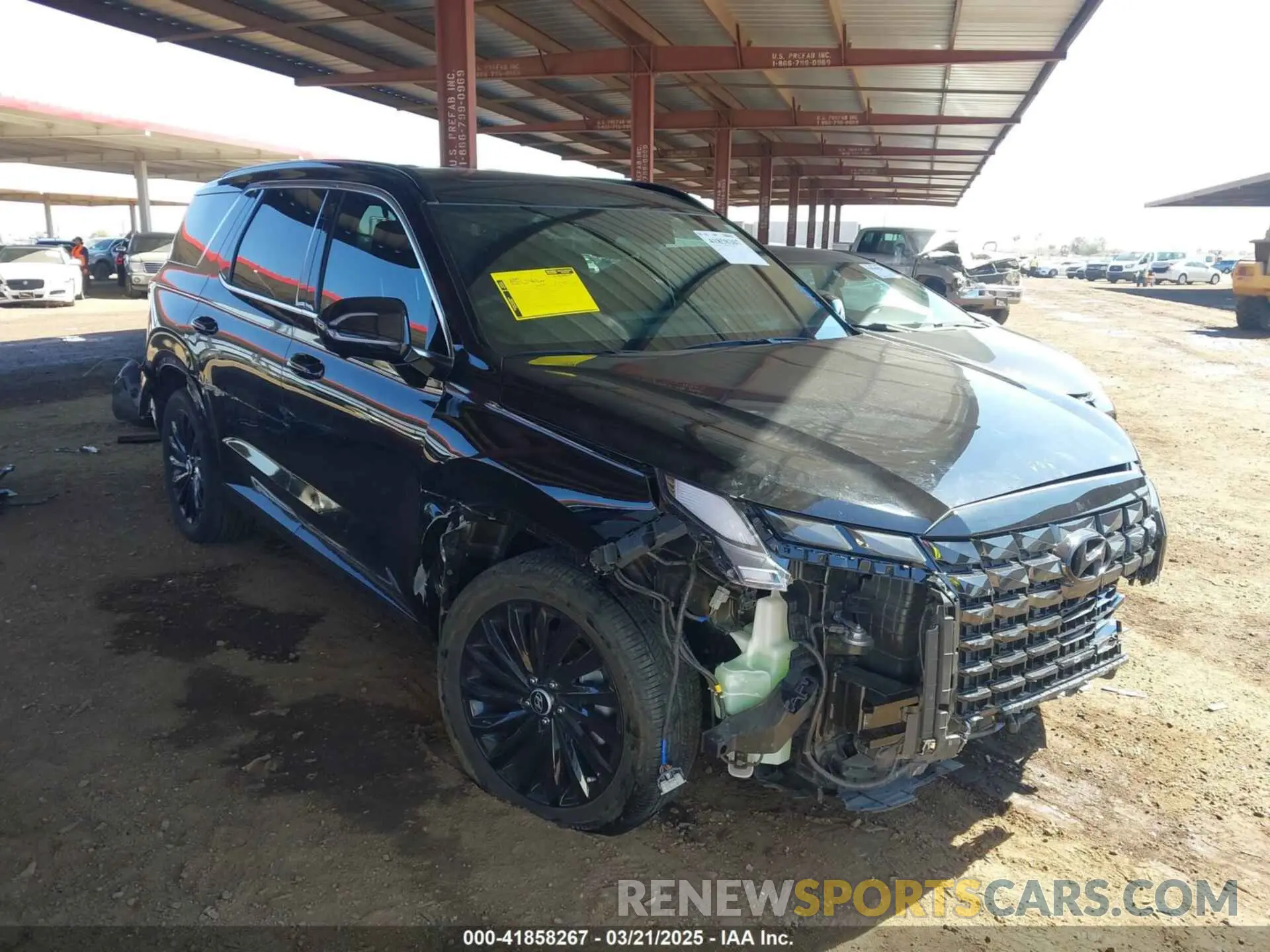 14 Photograph of a damaged car KM8R7DGE1RU737737 HYUNDAI PALISADE 2024