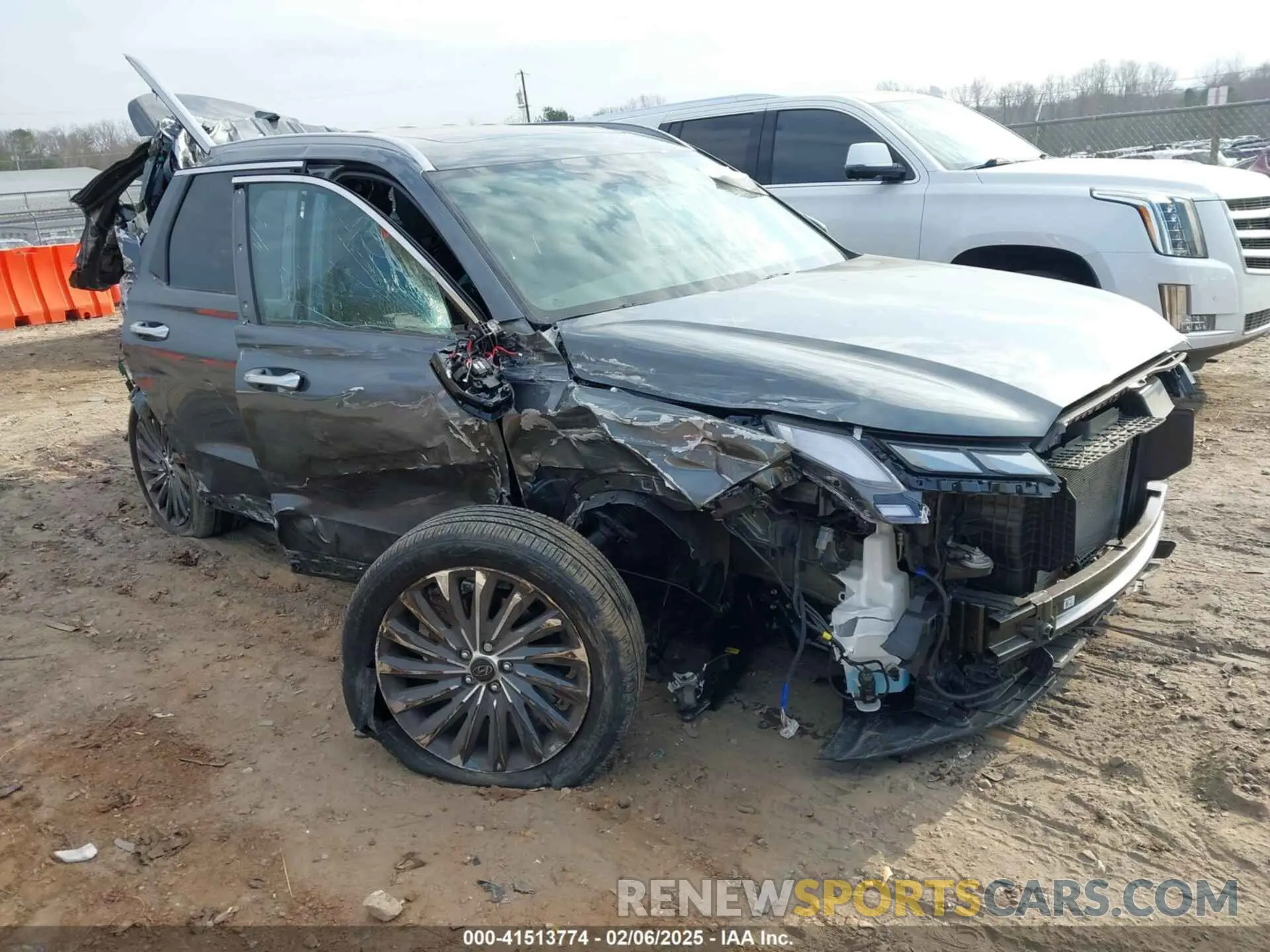 1 Photograph of a damaged car KM8R7DGE2RU691058 HYUNDAI PALISADE 2024