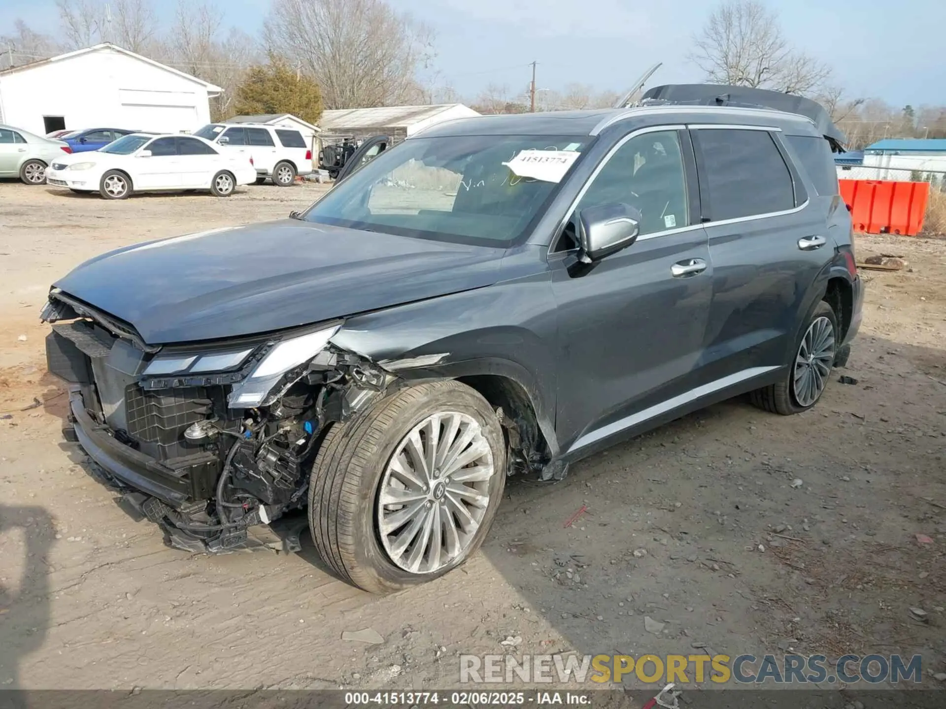 2 Photograph of a damaged car KM8R7DGE2RU691058 HYUNDAI PALISADE 2024