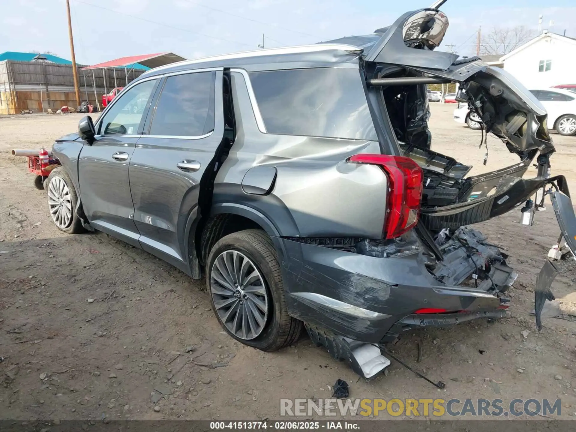 3 Photograph of a damaged car KM8R7DGE2RU691058 HYUNDAI PALISADE 2024