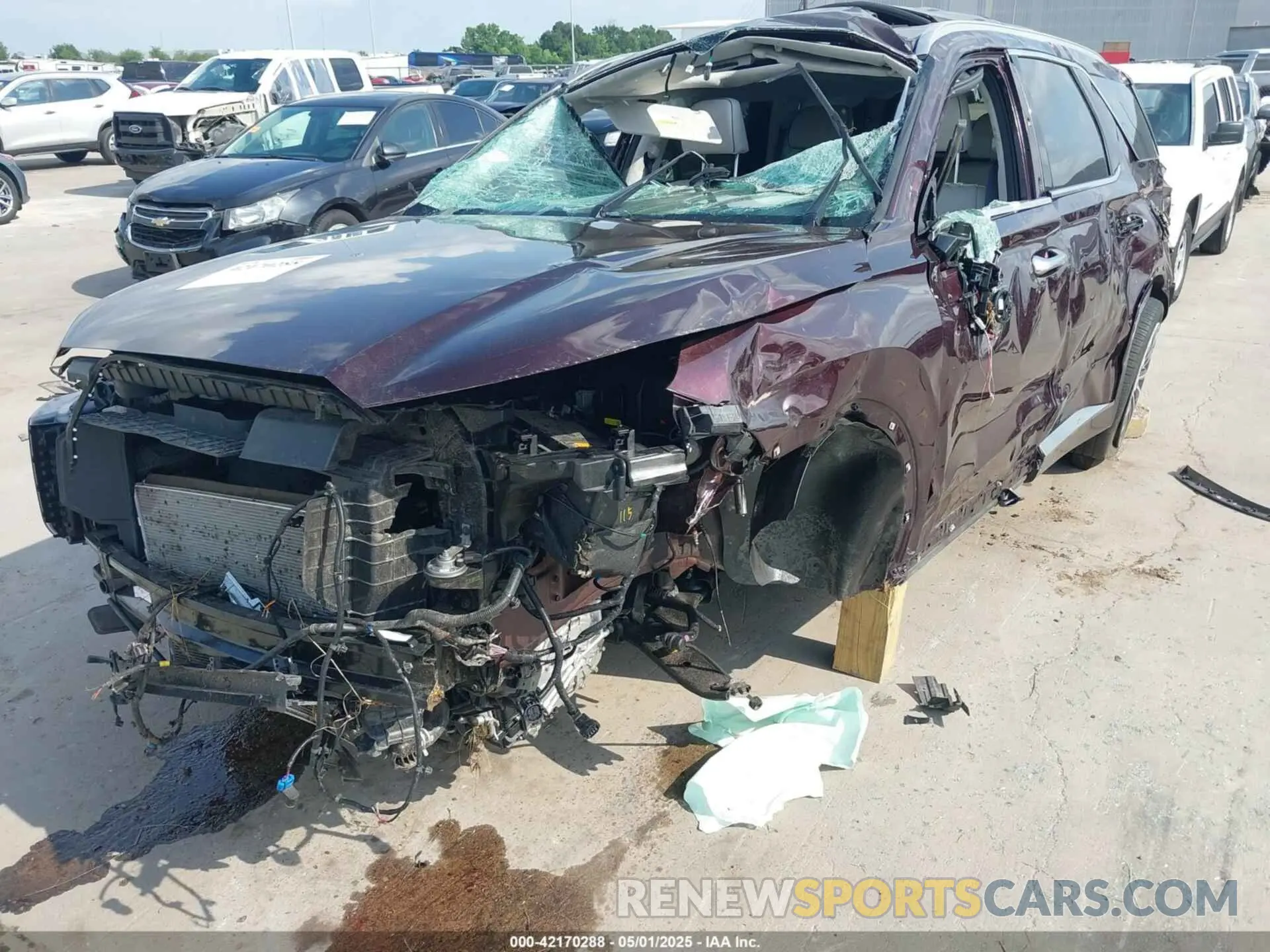 2 Photograph of a damaged car KM8R7DGE2RU698348 HYUNDAI PALISADE 2024
