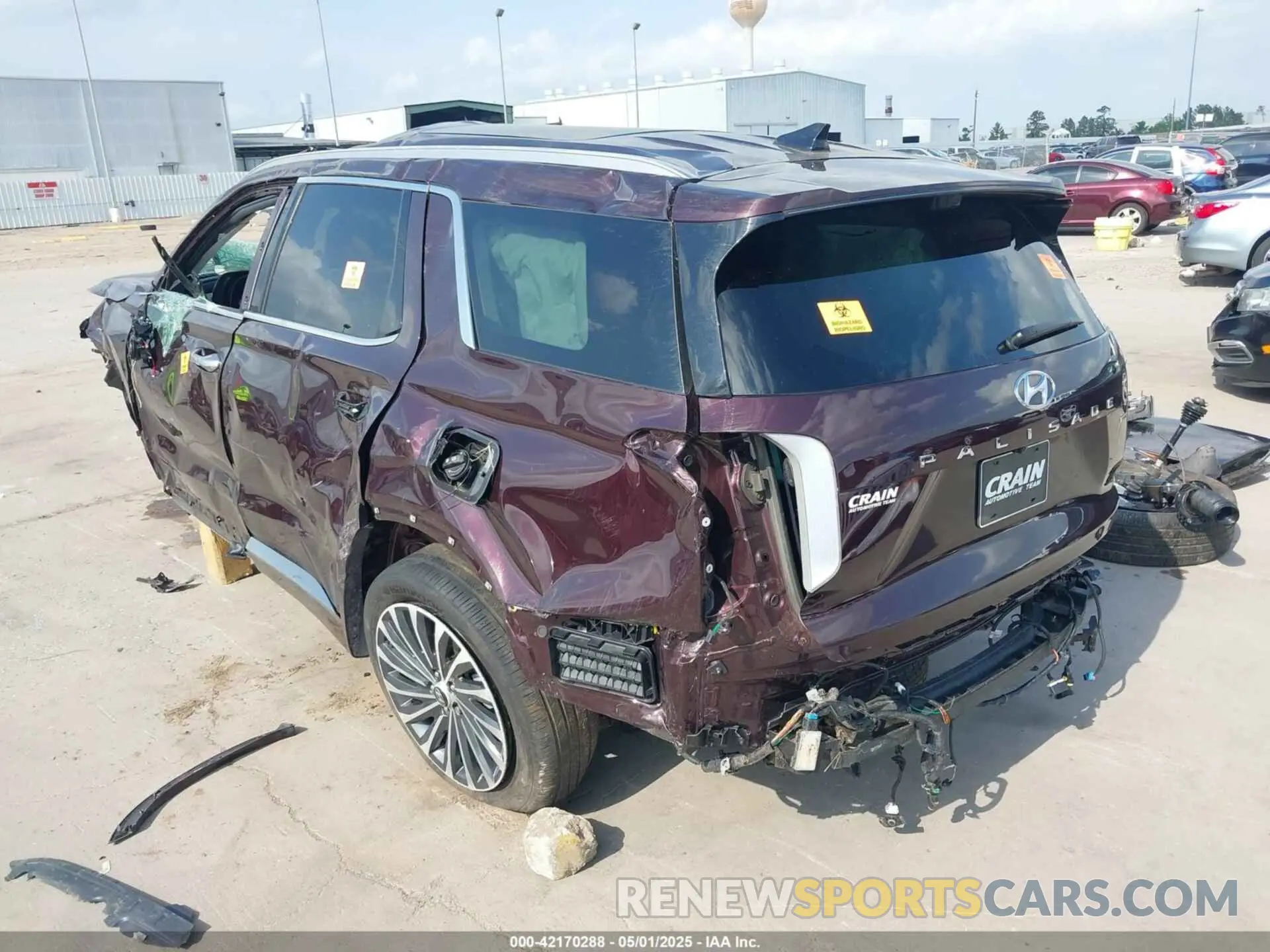 3 Photograph of a damaged car KM8R7DGE2RU698348 HYUNDAI PALISADE 2024