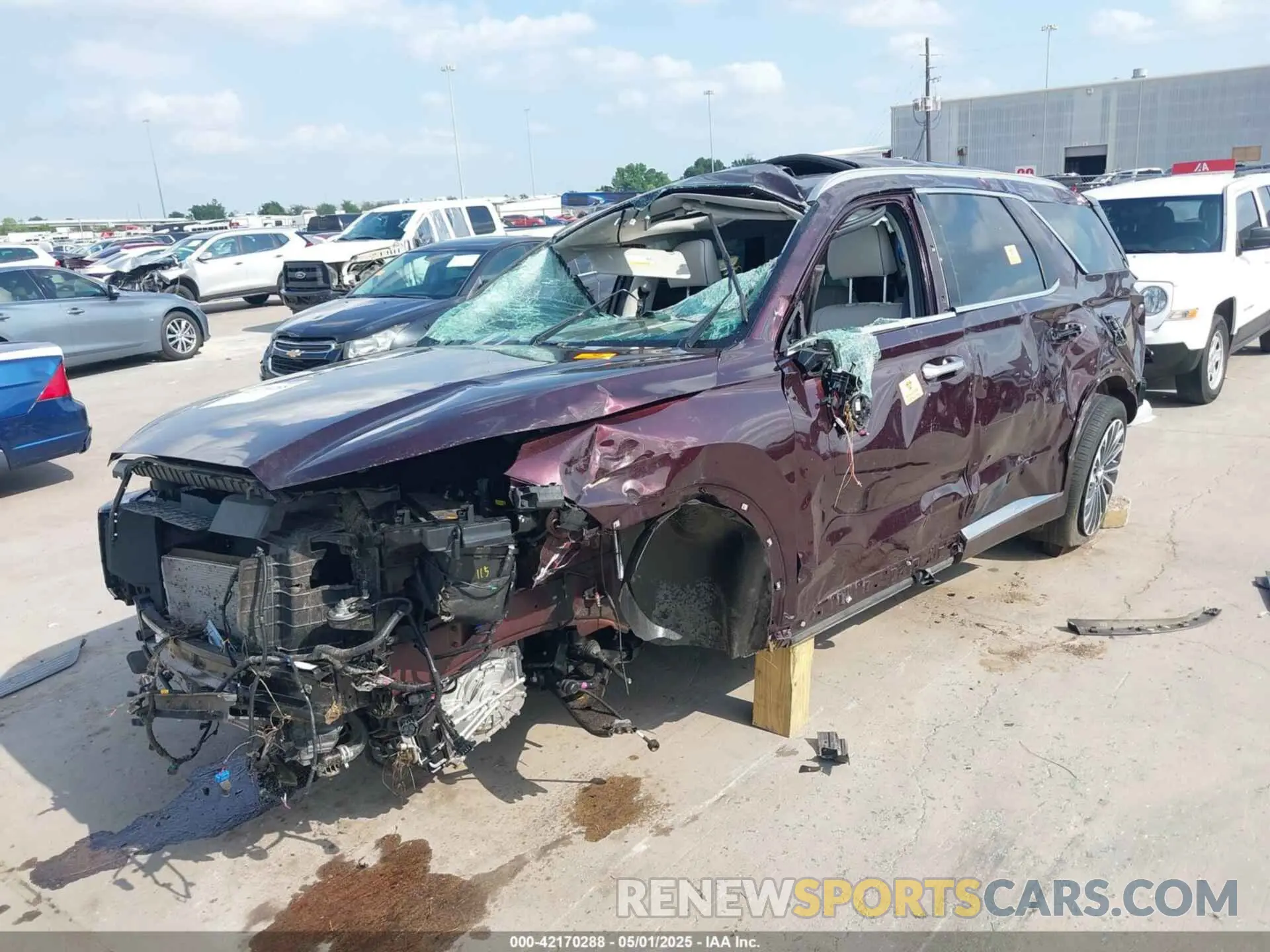 6 Photograph of a damaged car KM8R7DGE2RU698348 HYUNDAI PALISADE 2024