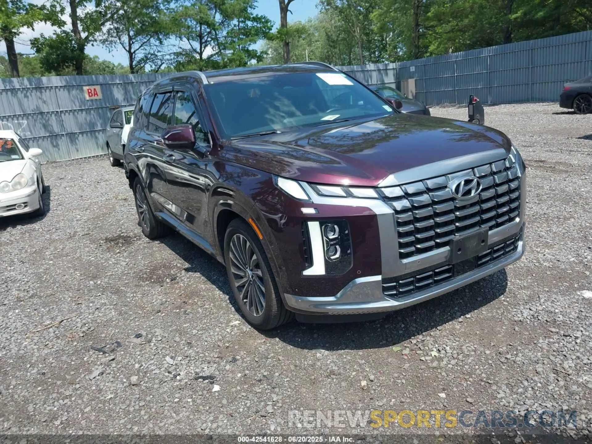 1 Photograph of a damaged car KM8R7DGE2RU708604 HYUNDAI PALISADE 2024