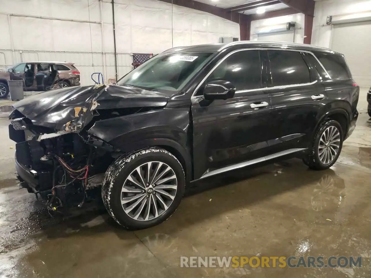 1 Photograph of a damaged car KM8R7DGE2RU730313 HYUNDAI PALISADE 2024