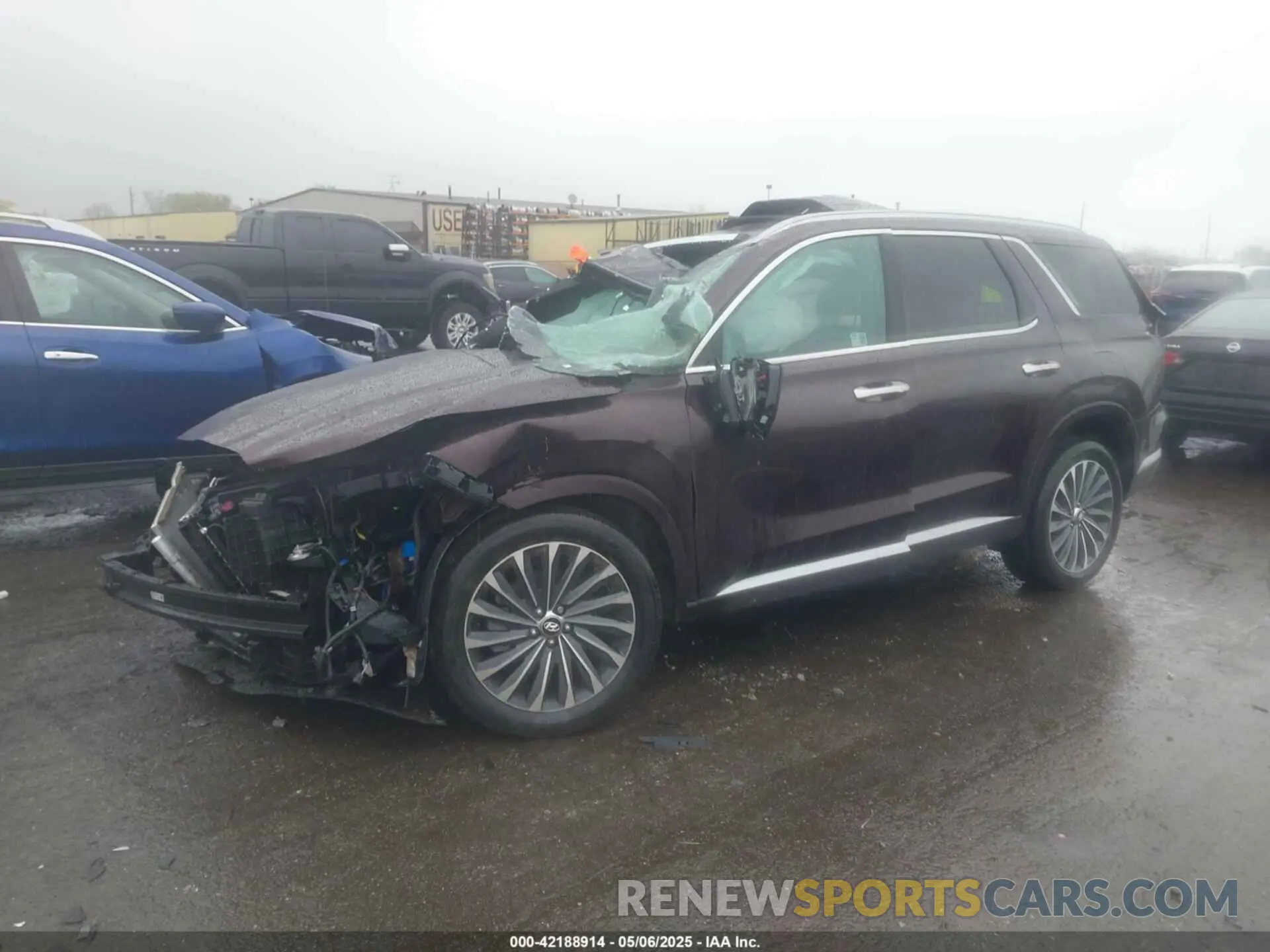 2 Photograph of a damaged car KM8R7DGE2RU787773 HYUNDAI PALISADE 2024