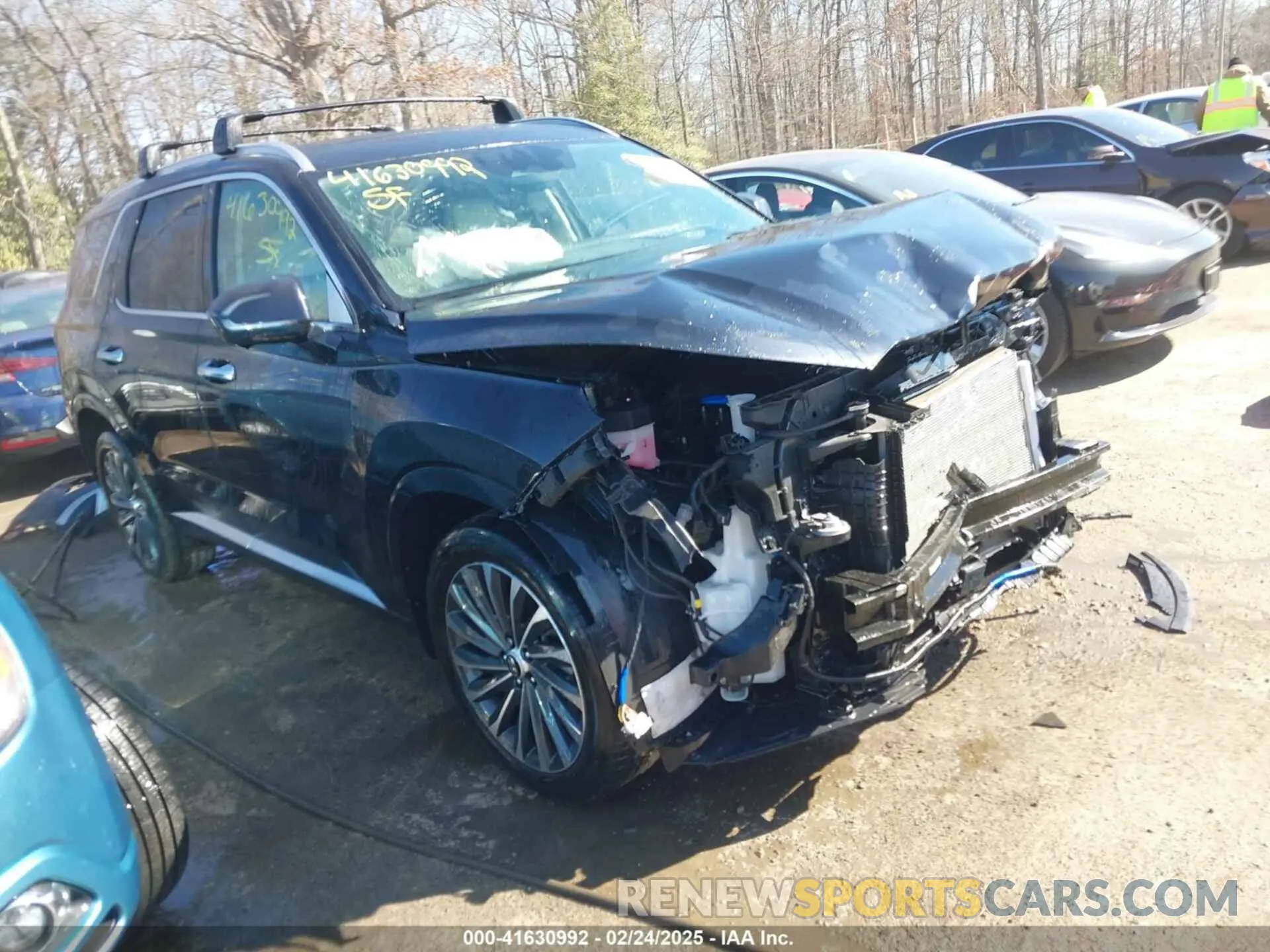 1 Photograph of a damaged car KM8R7DGE3RU656156 HYUNDAI PALISADE 2024