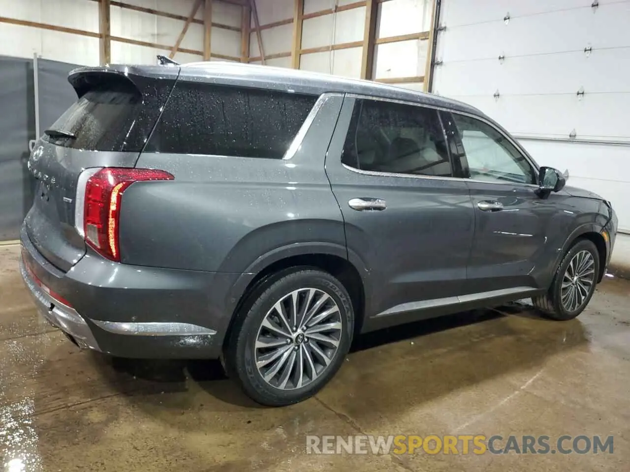 3 Photograph of a damaged car KM8R7DGE3RU720132 HYUNDAI PALISADE 2024