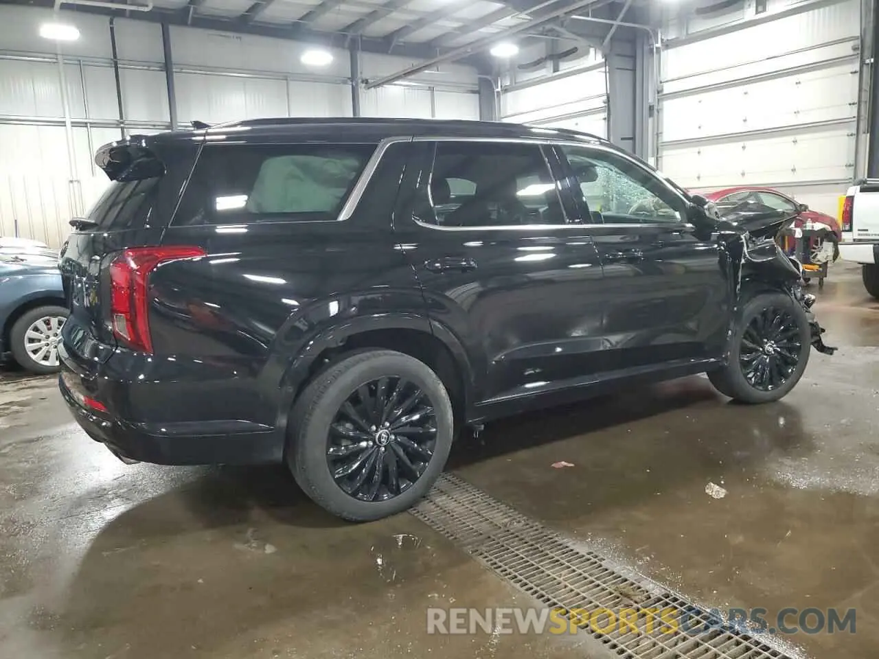 3 Photograph of a damaged car KM8R7DGE3RU746648 HYUNDAI PALISADE 2024