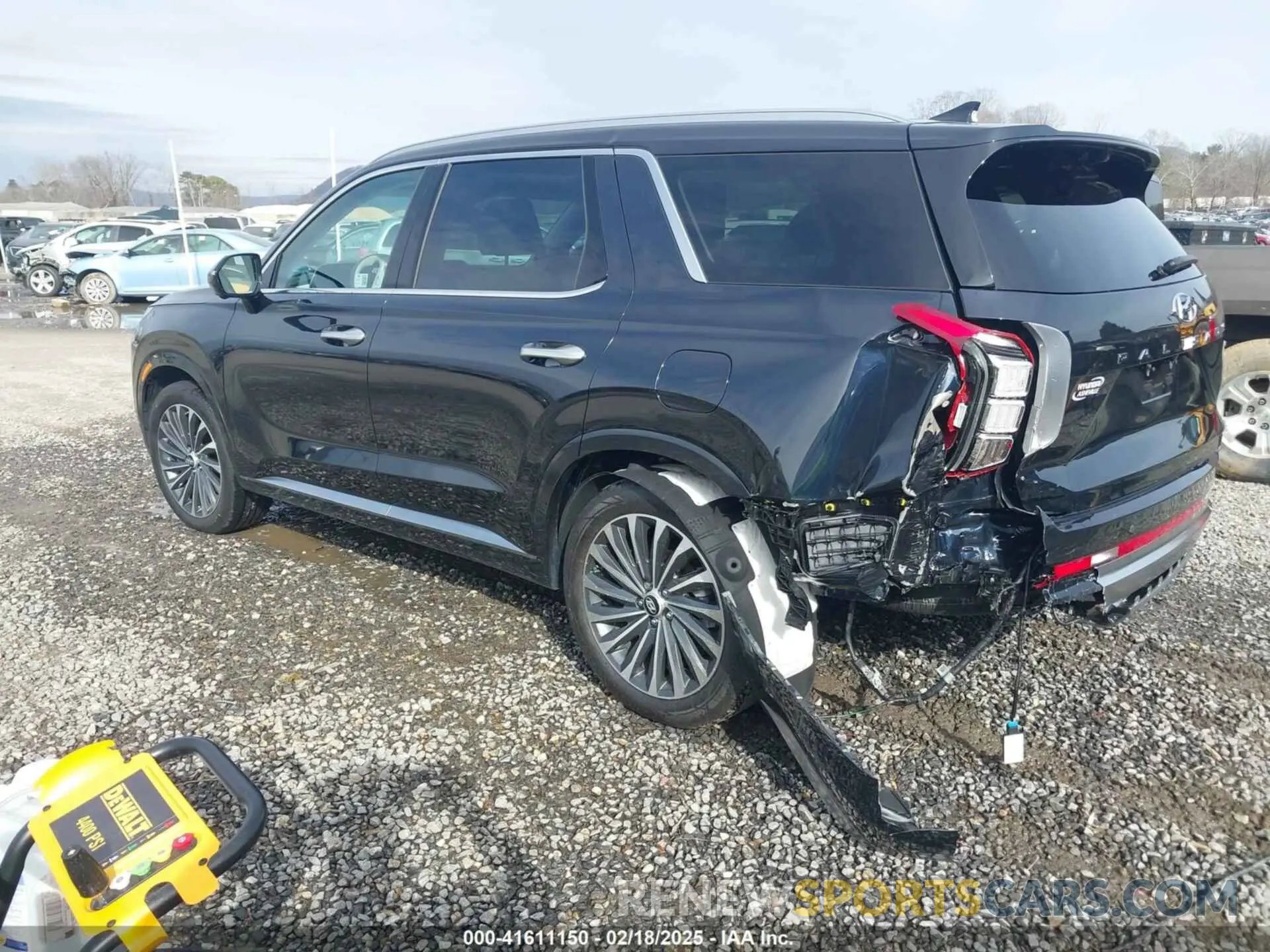 3 Photograph of a damaged car KM8R7DGE3RU754104 HYUNDAI PALISADE 2024