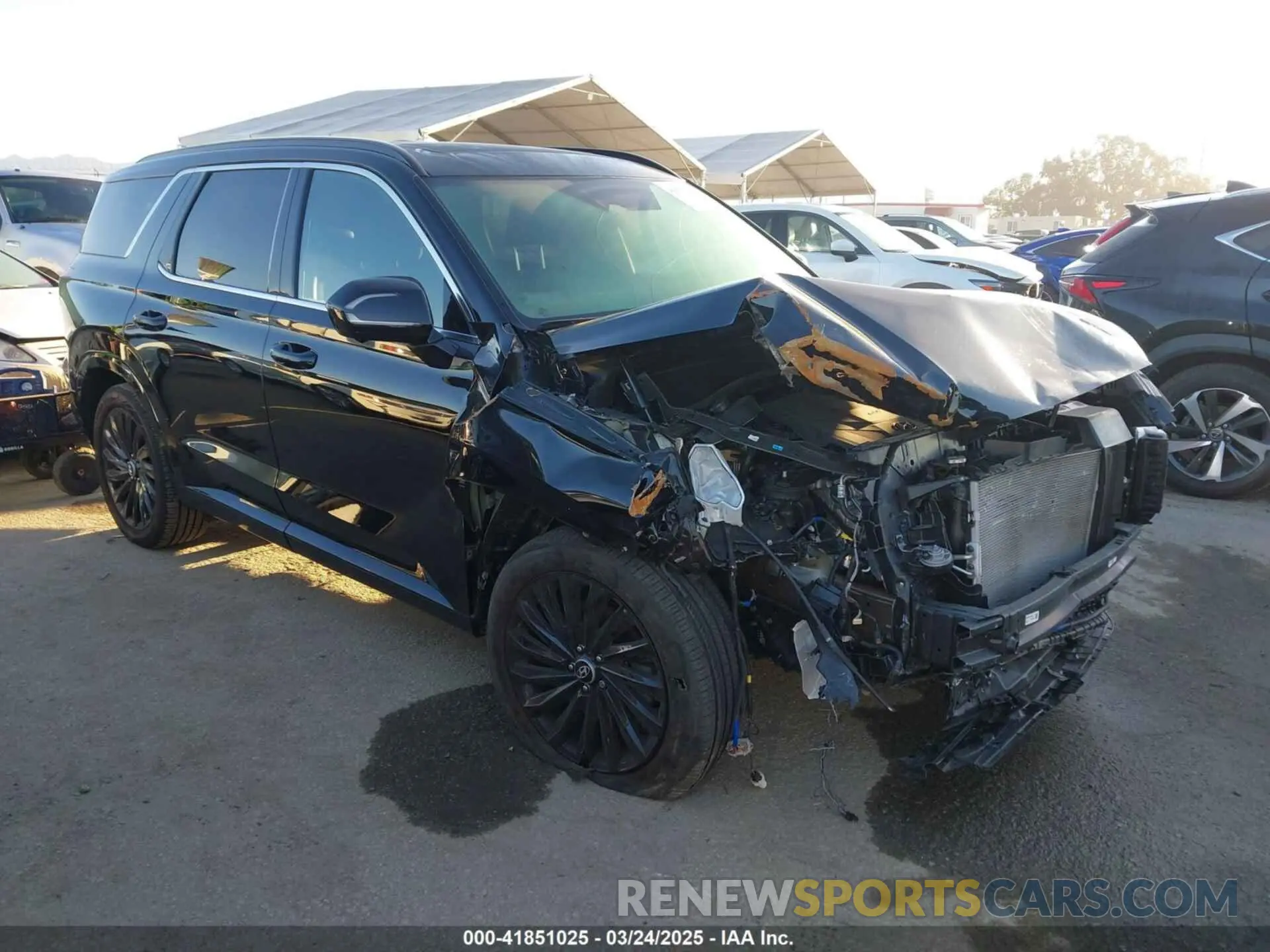 1 Photograph of a damaged car KM8R7DGE3RU806606 HYUNDAI PALISADE 2024