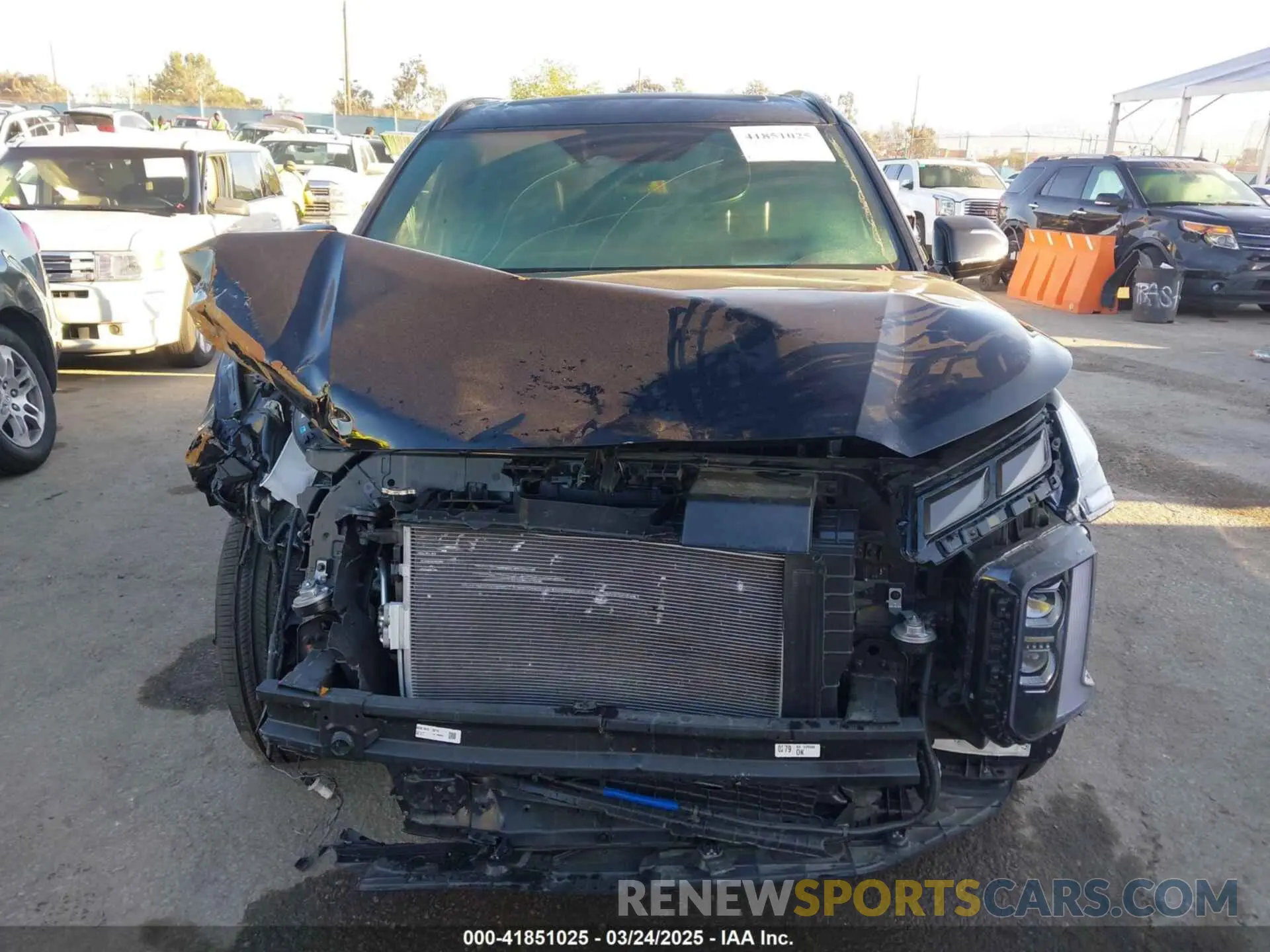12 Photograph of a damaged car KM8R7DGE3RU806606 HYUNDAI PALISADE 2024