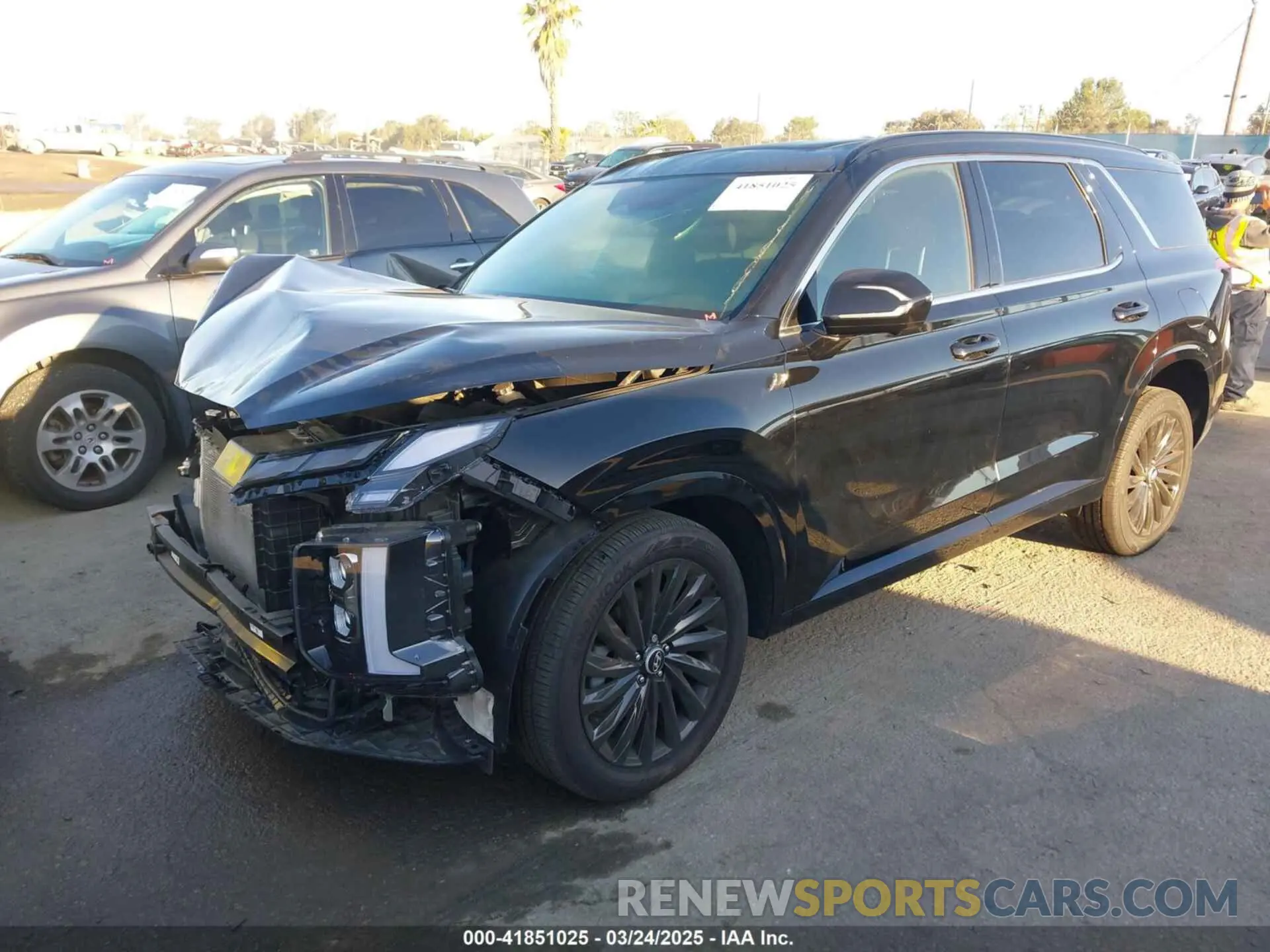 2 Photograph of a damaged car KM8R7DGE3RU806606 HYUNDAI PALISADE 2024