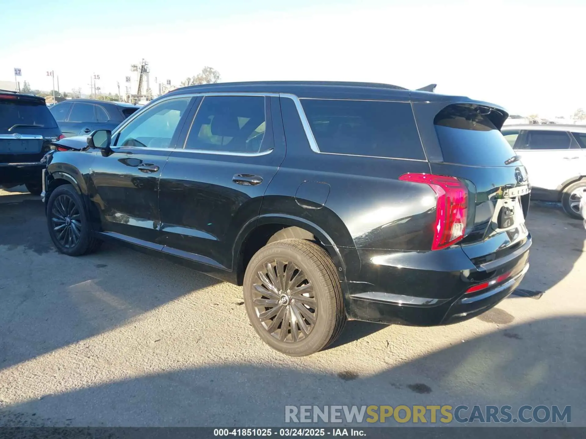 3 Photograph of a damaged car KM8R7DGE3RU806606 HYUNDAI PALISADE 2024