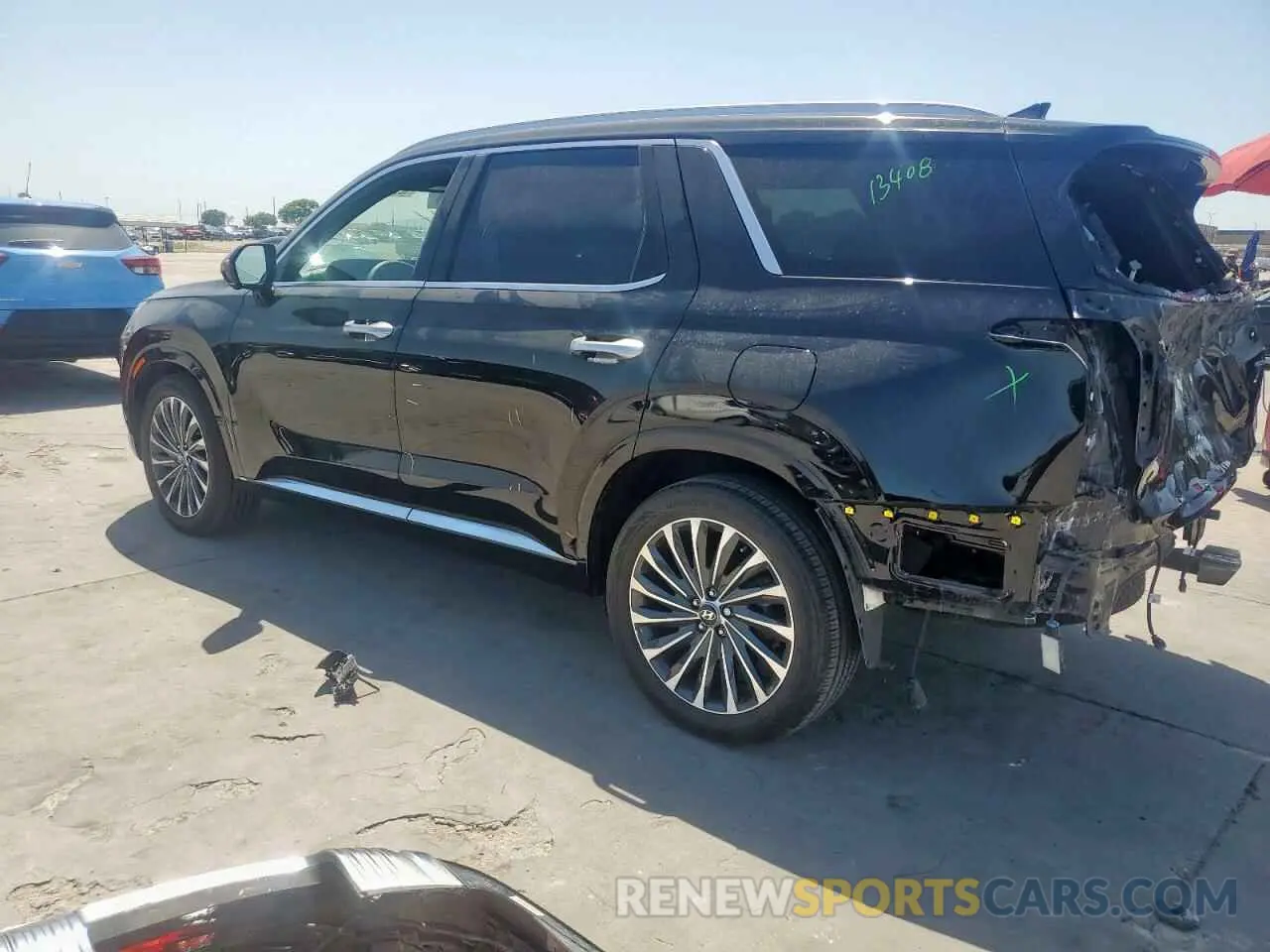 2 Photograph of a damaged car KM8R7DGE4RU658515 HYUNDAI PALISADE 2024