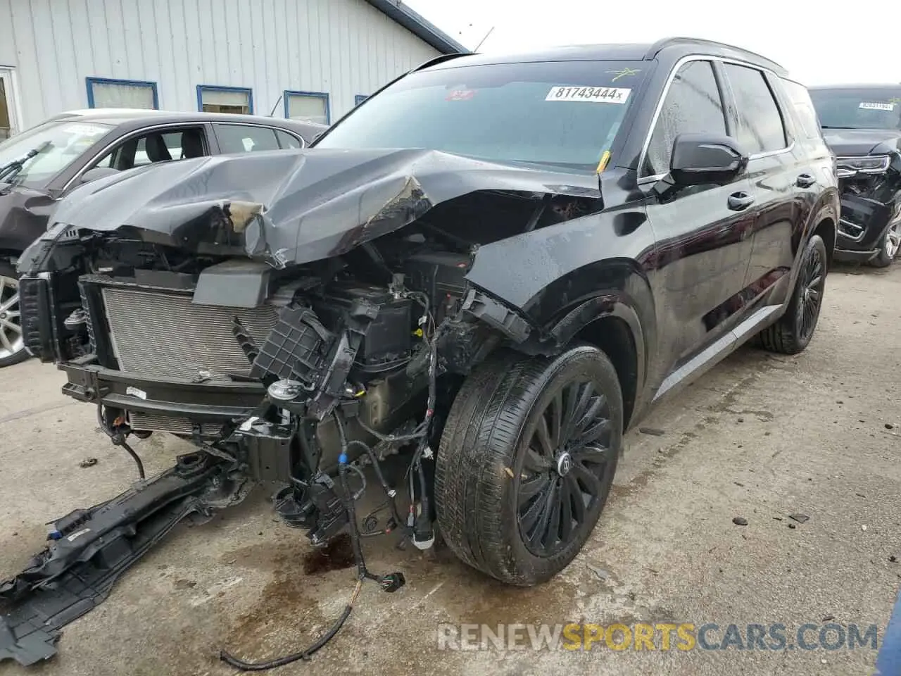 1 Photograph of a damaged car KM8R7DGE4RU688467 HYUNDAI PALISADE 2024