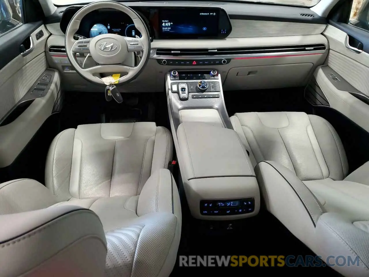8 Photograph of a damaged car KM8R7DGE5RU673329 HYUNDAI PALISADE 2024