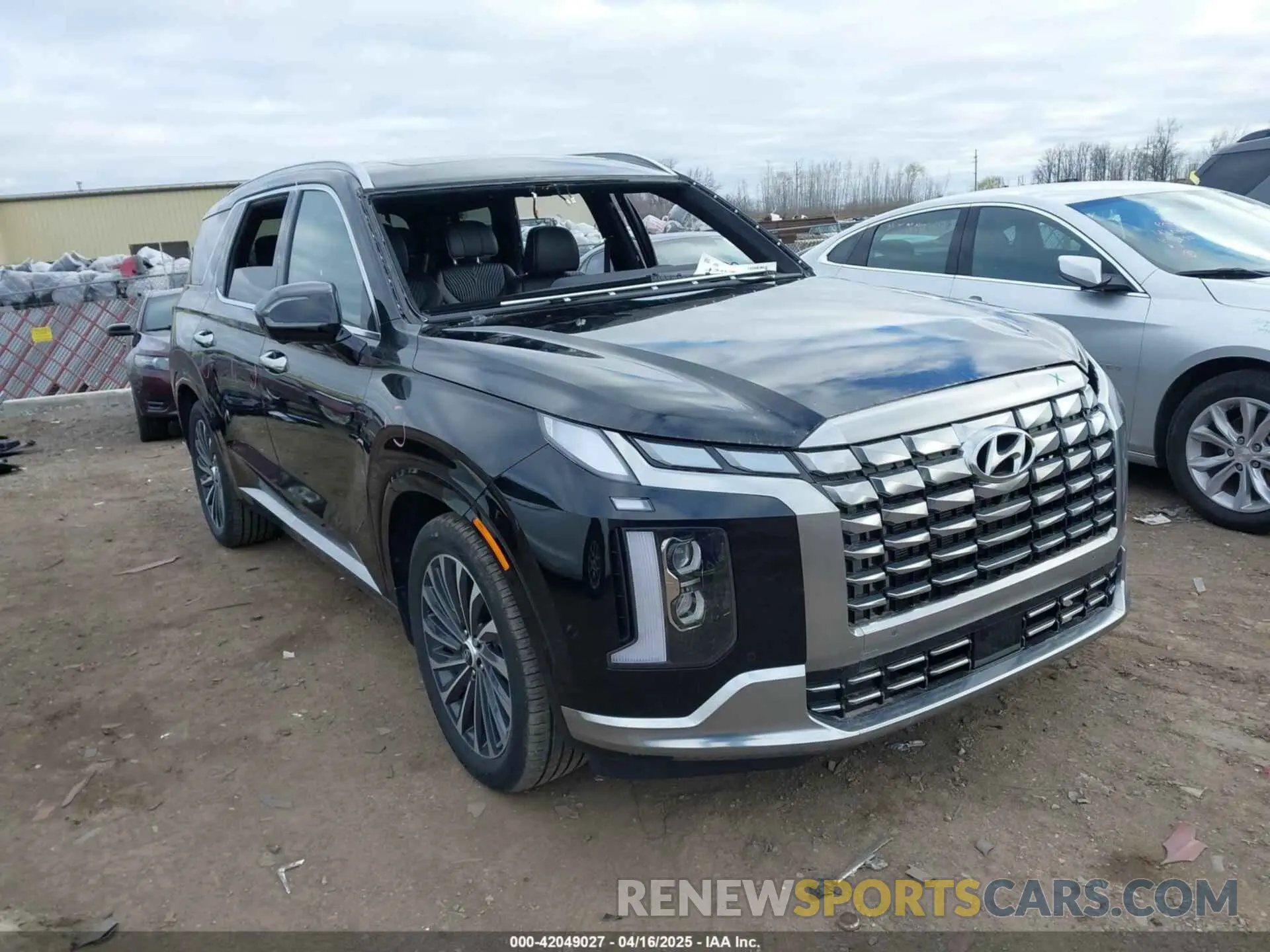 1 Photograph of a damaged car KM8R7DGE5RU679888 HYUNDAI PALISADE 2024