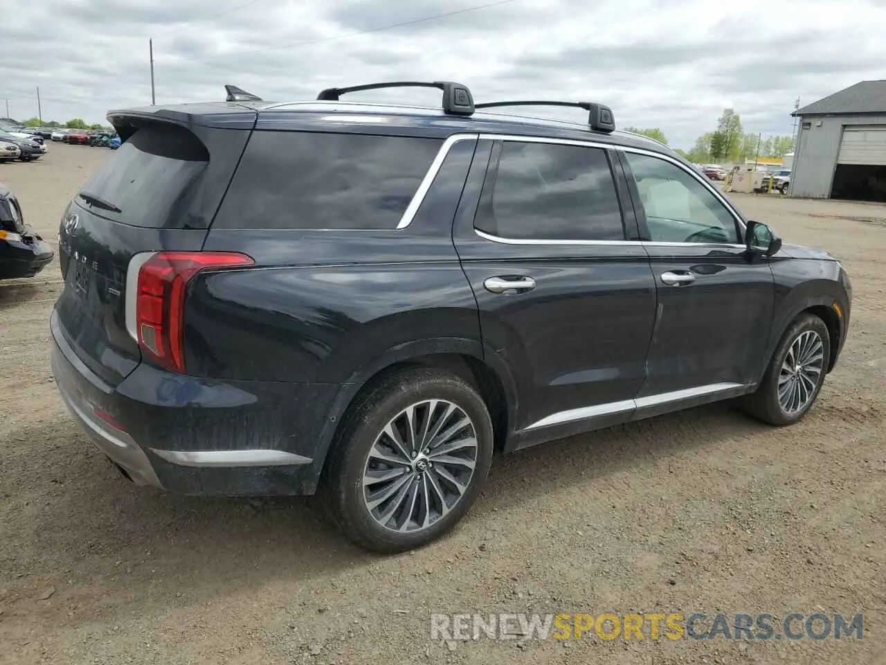 3 Photograph of a damaged car KM8R7DGE5RU785211 HYUNDAI PALISADE 2024
