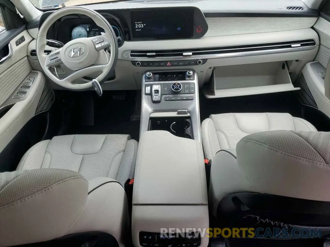 8 Photograph of a damaged car KM8R7DGE5RU785211 HYUNDAI PALISADE 2024