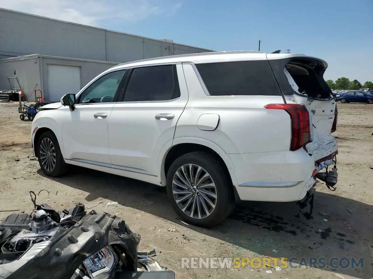 2 Photograph of a damaged car KM8R7DGE6RU661545 HYUNDAI PALISADE 2024