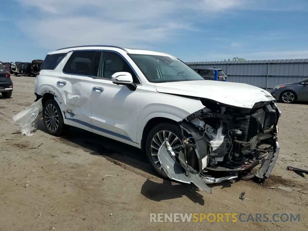 4 Photograph of a damaged car KM8R7DGE6RU661545 HYUNDAI PALISADE 2024