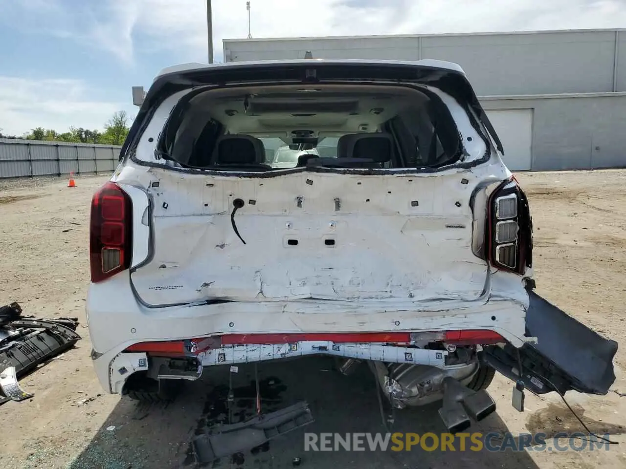 6 Photograph of a damaged car KM8R7DGE6RU661545 HYUNDAI PALISADE 2024