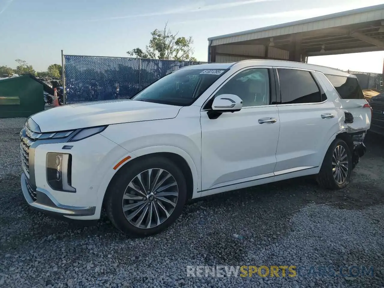 1 Photograph of a damaged car KM8R7DGE6RU715328 HYUNDAI PALISADE 2024