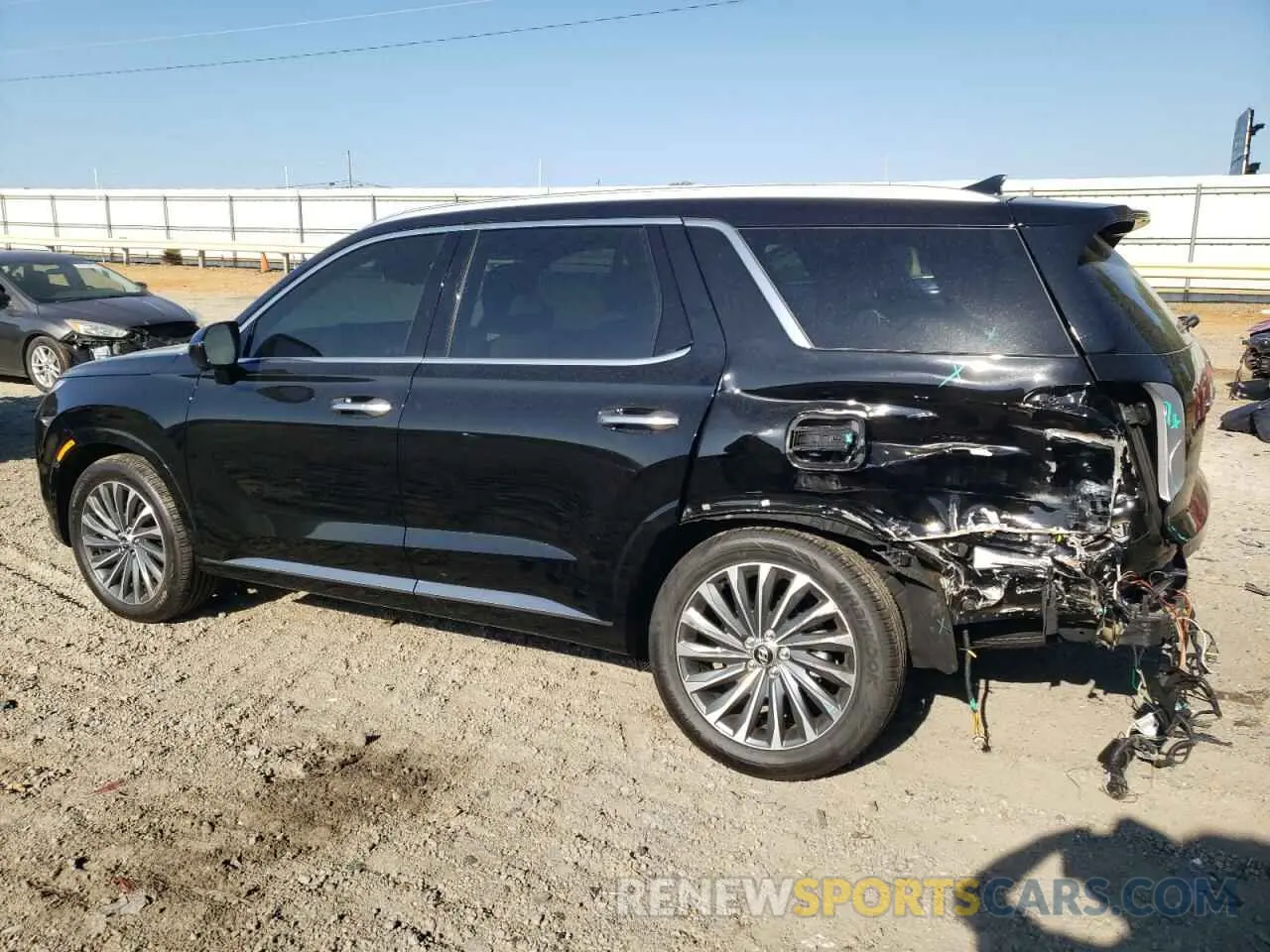 2 Photograph of a damaged car KM8R7DGE6RU757952 HYUNDAI PALISADE 2024