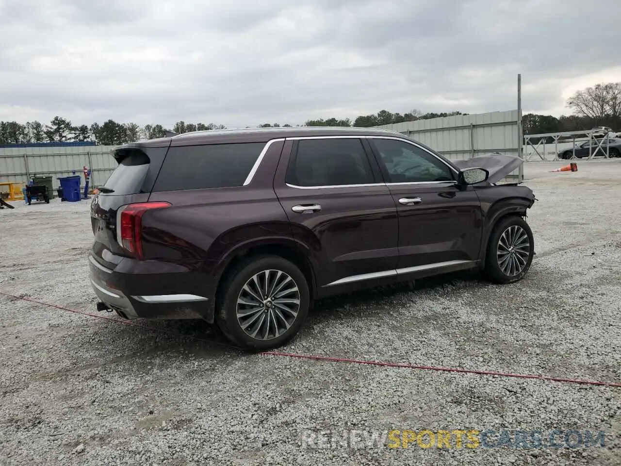 3 Photograph of a damaged car KM8R7DGE7RU654586 HYUNDAI PALISADE 2024