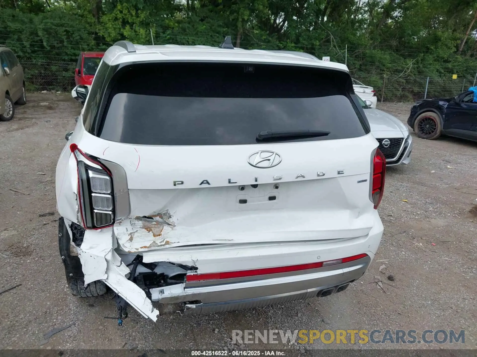 6 Photograph of a damaged car KM8R7DGE7RU664258 HYUNDAI PALISADE 2024