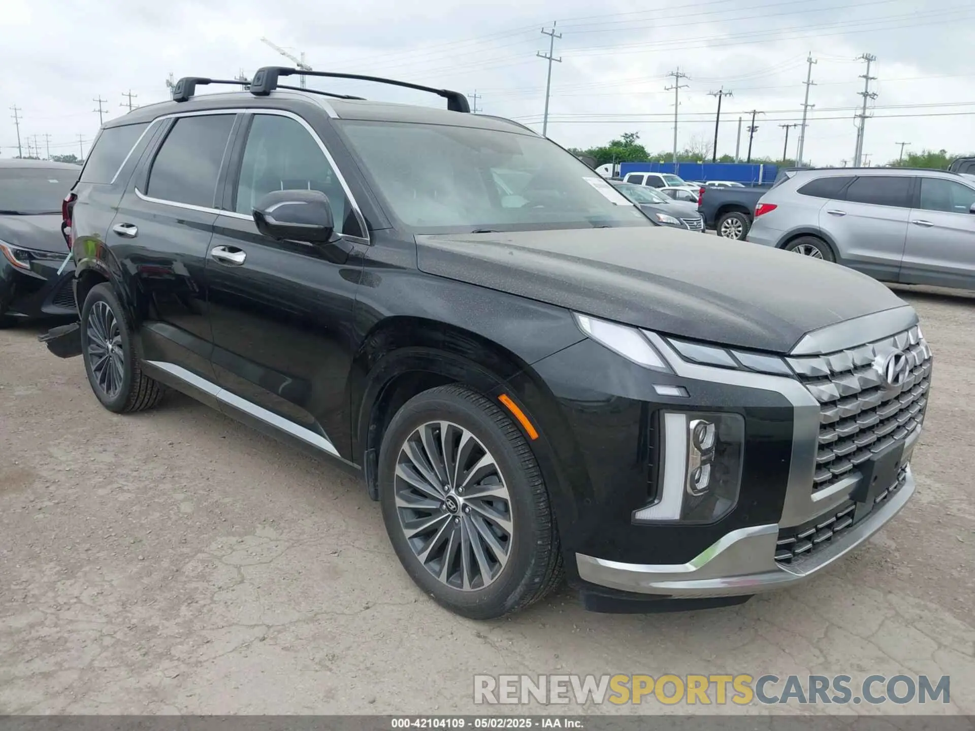 1 Photograph of a damaged car KM8R7DGE7RU687572 HYUNDAI PALISADE 2024