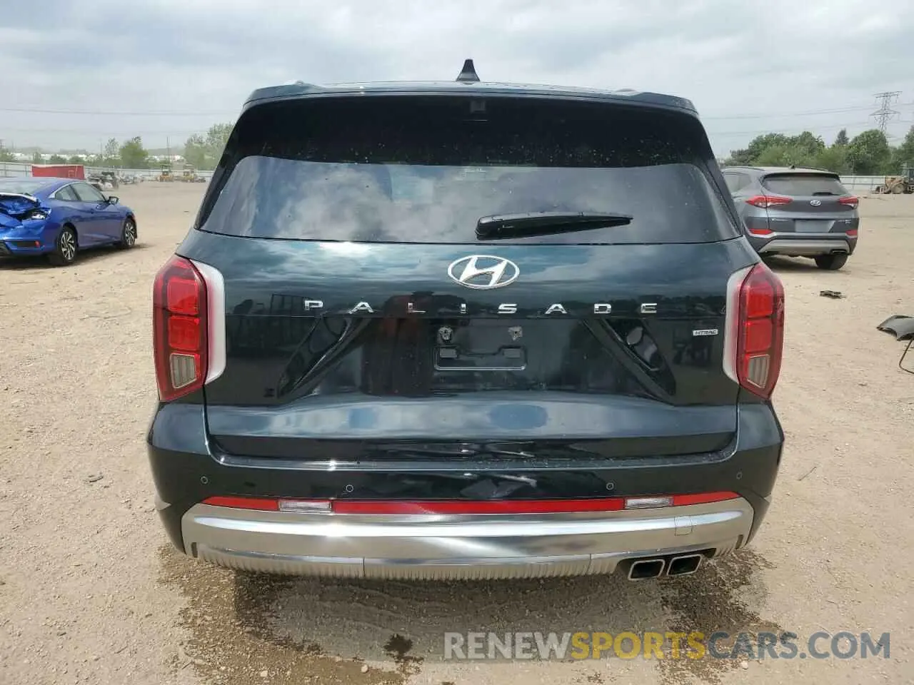 6 Photograph of a damaged car KM8R7DGE8RU656184 HYUNDAI PALISADE 2024