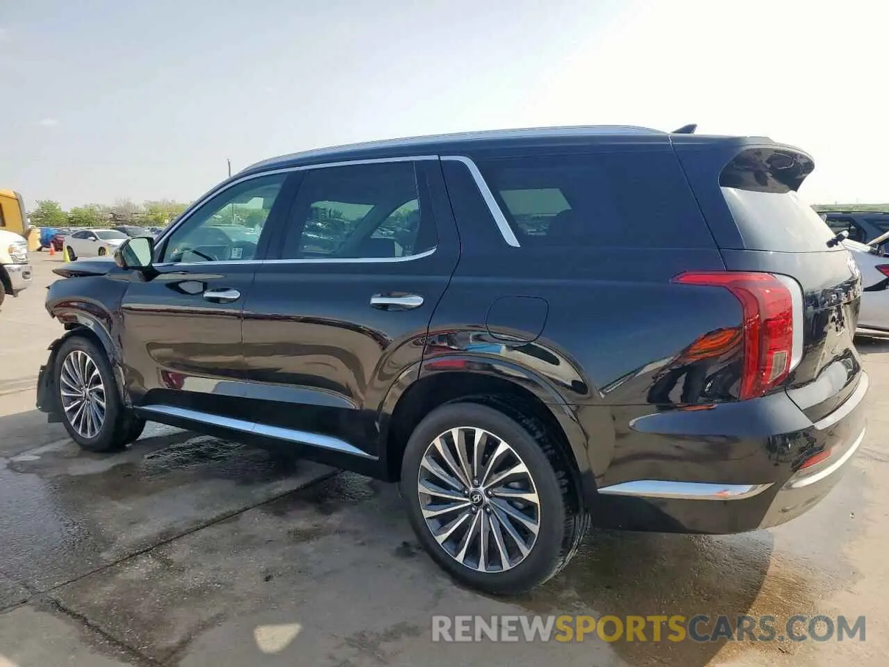 2 Photograph of a damaged car KM8R7DGE8RU722149 HYUNDAI PALISADE 2024